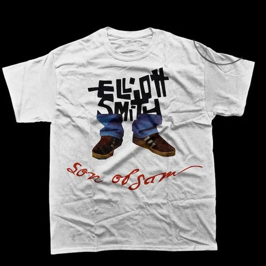 Elliot Smith T-Shirt - Eliott Smith Tee - Elliot Smith Merchandise - Music artist graphic tee Menswear Top Underwear Tshirt