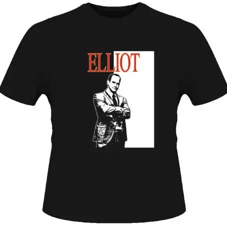 Elliot Stabler Law And Order TV Show SVU Black T Shirt