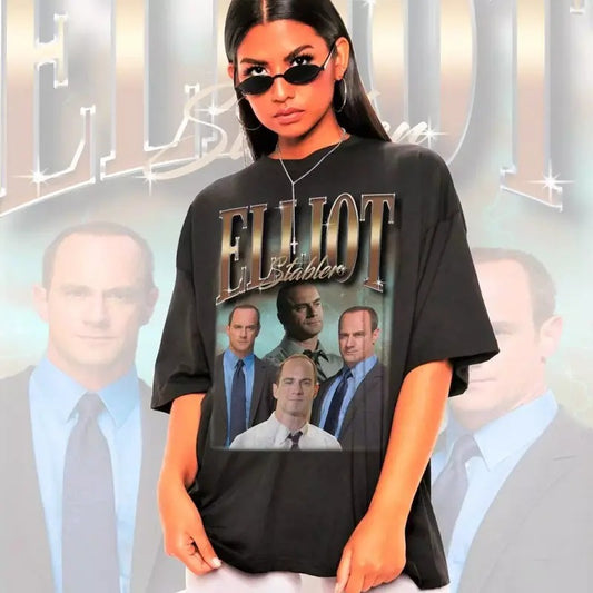 Elliot Stabler Shirt -Christopher Meloni Homage Unisex T-Shirt All Size
