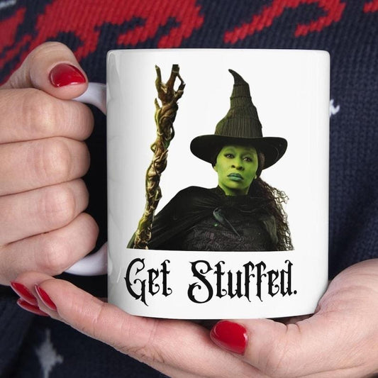 Elphaba Wicked - Get Stuffed Mug - Funny Elphaba Thropp Witch Mug