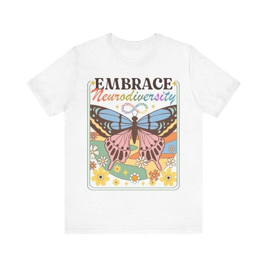 Embrace Neurodiversity Tshirt, Neurodiversity Affirming, Autism Infinity Shirt, Audhd, Neurospicy, Bcba Shirt, Adult Autism Sensory, Autism Mom
