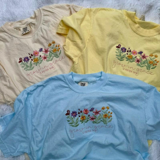 Embroidered Christian Tshirt, Embroidered Easter Tshirt Hoodie, Sweatshirt | WearSparks.com
