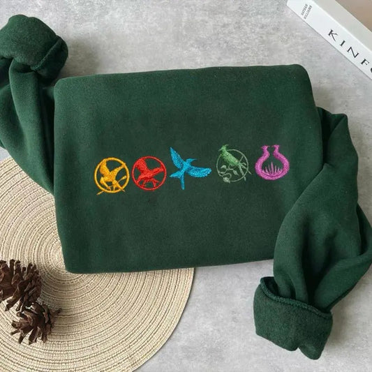 Embroidered Hunger Games Sweatshirt, Bookish Hoodie, Reading Book Sweatshirt, Bookworm Shirt