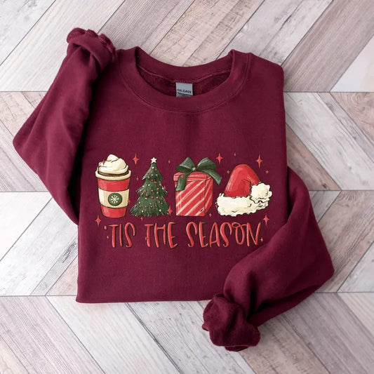 Embroidered Pumpkin Spice Latte Shirt, Tis The Season Shirt, Embroidered Fall Shirt, Touchdown Fall Sweatshirt, Embroidered Thanksgiving Tee, Pumpkin Spice Latte, Tis The Season, Fall Fashion, Touchdown Fall, Thanksgiving Tee, Fall Vibes, Autumn Style