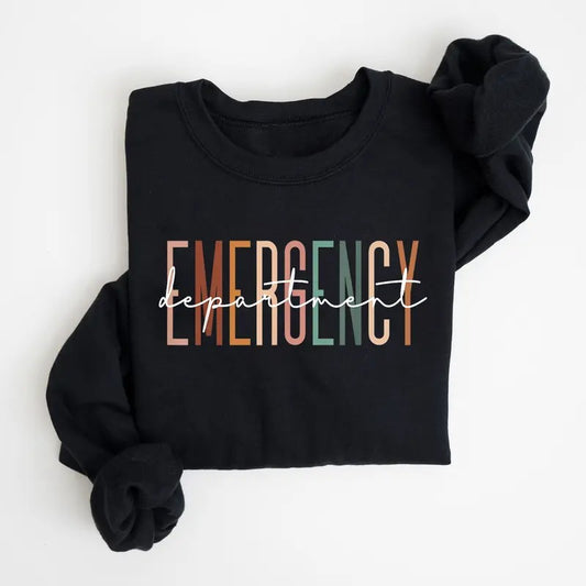 Emergency Department Crewneck Sweatshirt, Emergency Room Nurse Shirt, Nurse Life ER Tech Sweatshirt, Emergency Nurse Tee, Emergency Nurse Gift
