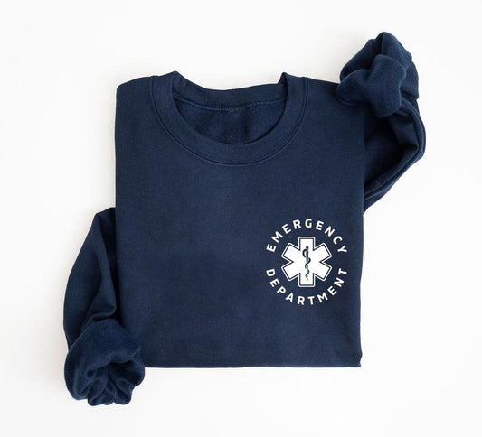 Emergency Department Sweatshirt, Emergency Nurse Shirt, ER Nurse Crewneck, Nurse Apraciation, ER Nurse Gift, Emergency Room Shirt, Medical Assistant, Nurse Tee