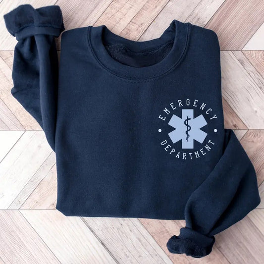 Emergency Department Sweatshirt, Emergency Nurse Shirt, ER Nurse Sweatshirt, ER Nurse Sweater, Nurse Appreciation Gift, Emergency Nurse Sweatshirt, Nurse Sweatshirt