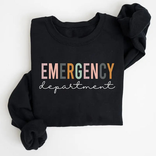Emergency Department Sweatshirt, Emergency Nurse Sweatshirt, ED RN Gift, Emergency Sweatshirt, Registered Emergency Nurse Shirt