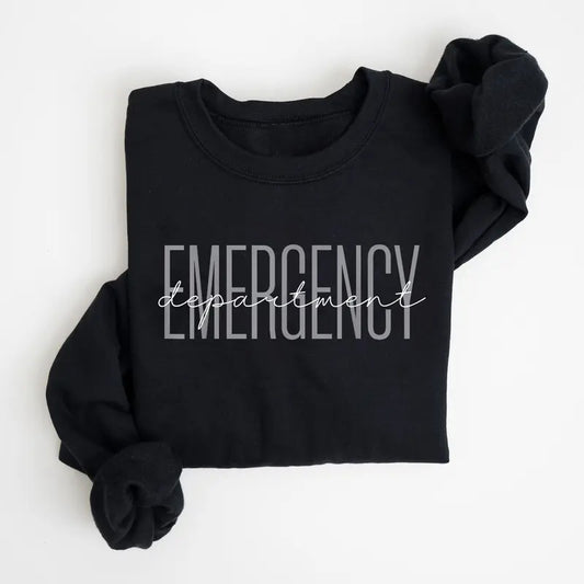 Emergency Department Sweatshirt, Emergency Room Tech Healthcare Nursing Shirt, ER Nurse Shirt, Nurse Life, ER Tech, Emergency Nurse Crewneck