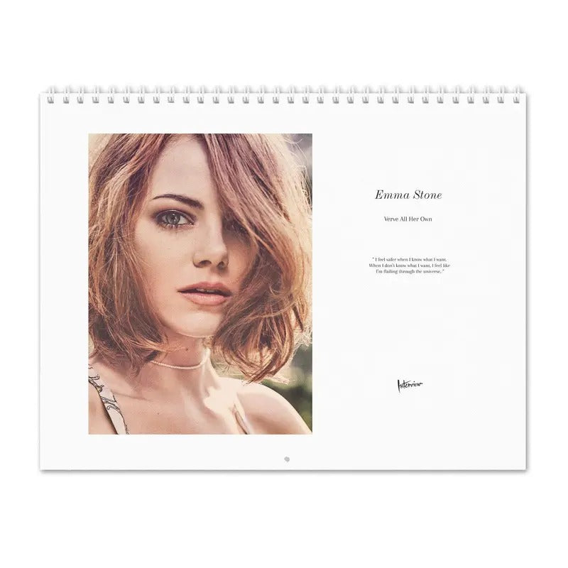 Emma Stone Vol.1 - 2025 Wall Calendar