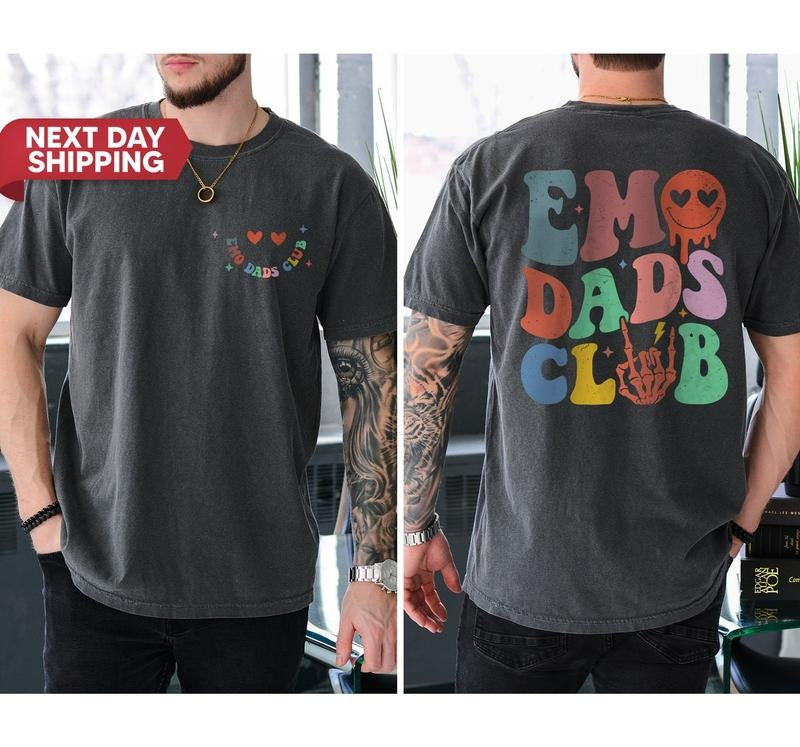Emo Dads Club  Shirt, Cool Dads Club Sweatshirt, Father's Day Crewneck