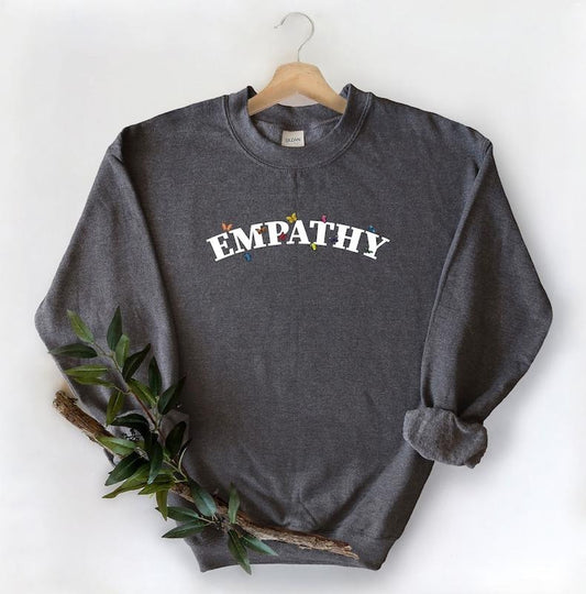 Empathy Sweatshirt, Empathy Butterfly Sweatshirt, Positivity Sweatshirt, Be Kind Sweatshirt, Mental Health Sweatshirt,Unisex Sweatshirt Gift