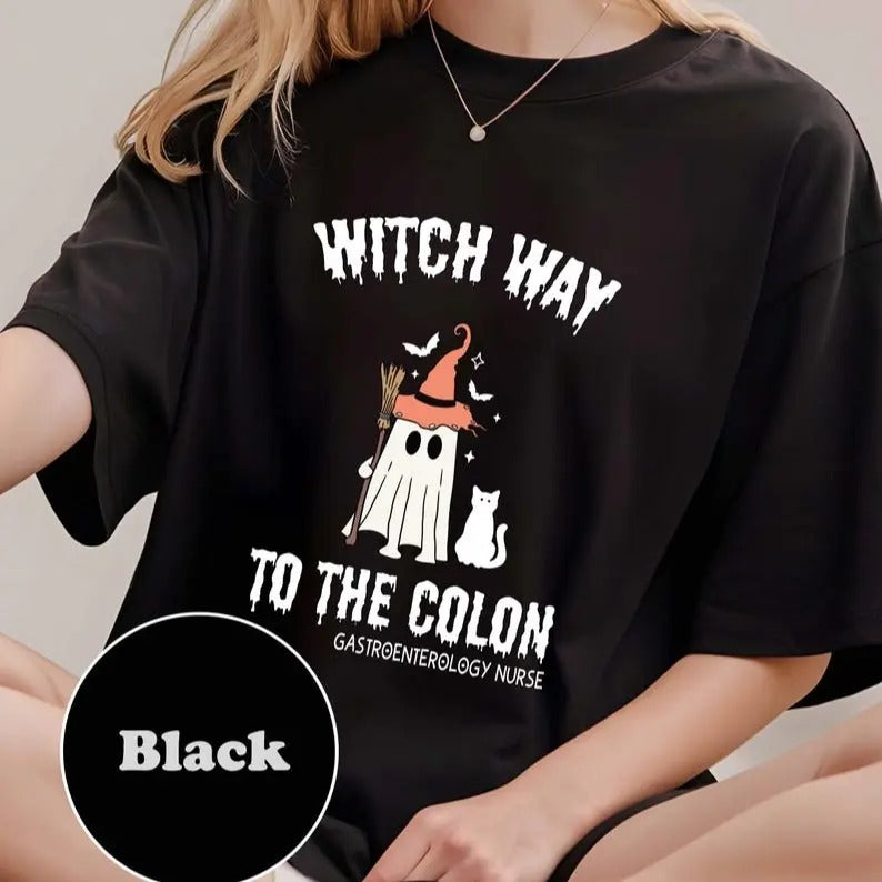 Endo Nurse Halloween Shirt, Gastrointestinal Nurse Gift, One Spooky Student, Cute Ghost Endoscopy Nurse Tee, Spooky GI T-Shirt, Gift for Her, Unisex Shirt