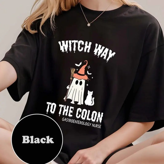Endo Nurse Halloween Shirt, Gastrointestinal Nurse Gift, One Spooky Student, Cute Ghost Endoscopy Nurse Tee, Spooky GI T-Shirt, Gift for Her, Unisex Shirt