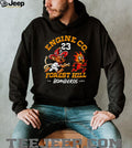 Engine Co. 23 Forest Hill Bombers Texas Firefighter Cartoon Mouse T Shirt