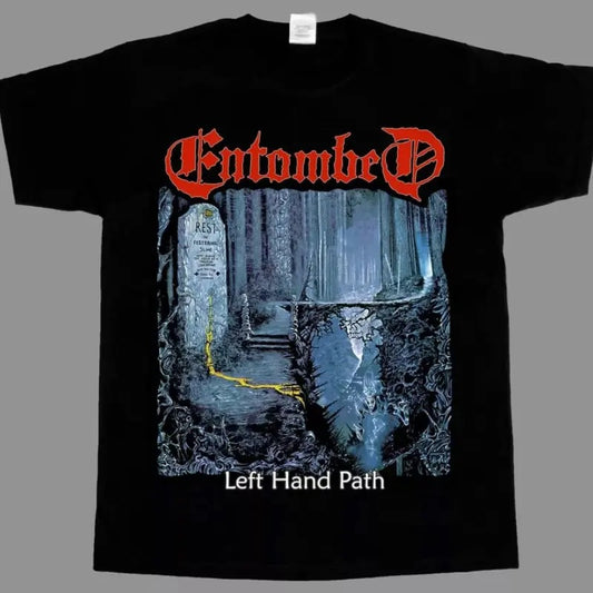 Entombed Clandestine T-Shirt Fan Tee, Unisex T-Shirt, Best Gift For Men Women, Shirt For Men Women, Menswear Top Streetwear Round Neck Tshirt