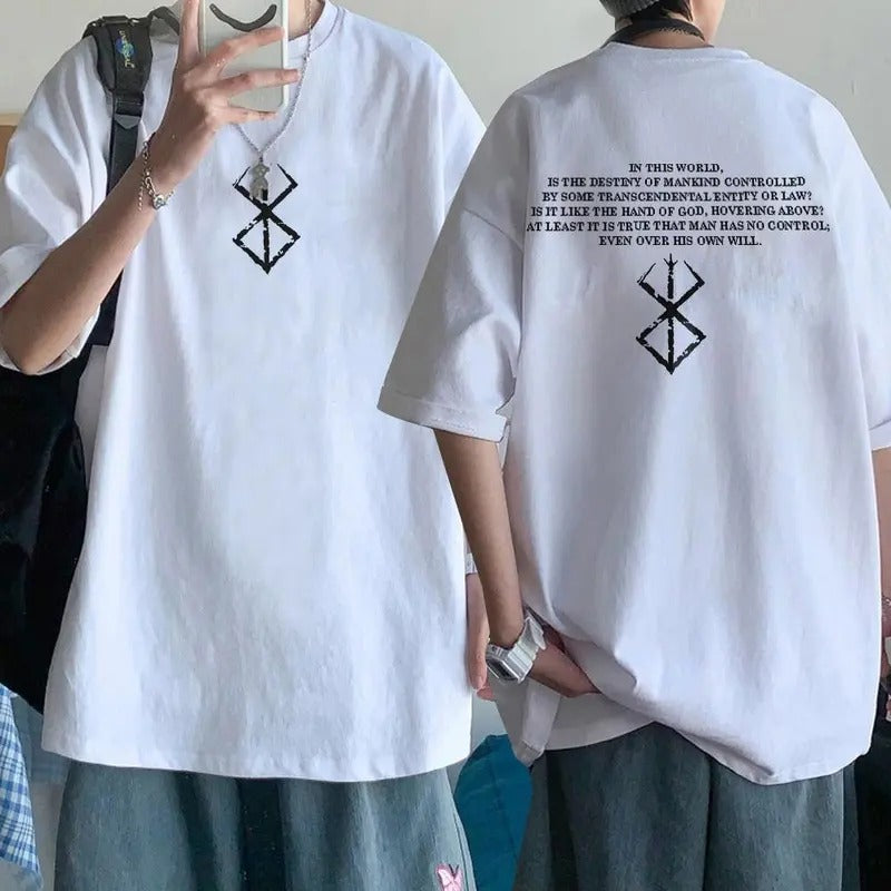 Epic Berserk Quote T-Shirt - 'No Control Over His Own Will' Graphic Tee Sweatshirt, Hoodie, Comfort Colors