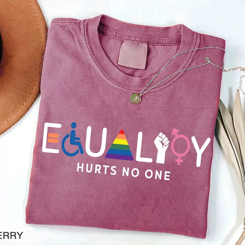 Equality Hurts No One Shirt, LGBT HIstory Month Sweatshirt, Gift For Black Teacher, Human Rights Shirt, Equality T Shirt, Black History Sweater