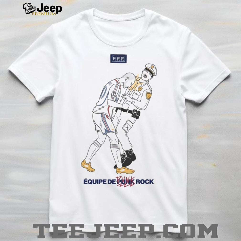 Equipe De Punk Rock French Football Style Streetwear T Shirt