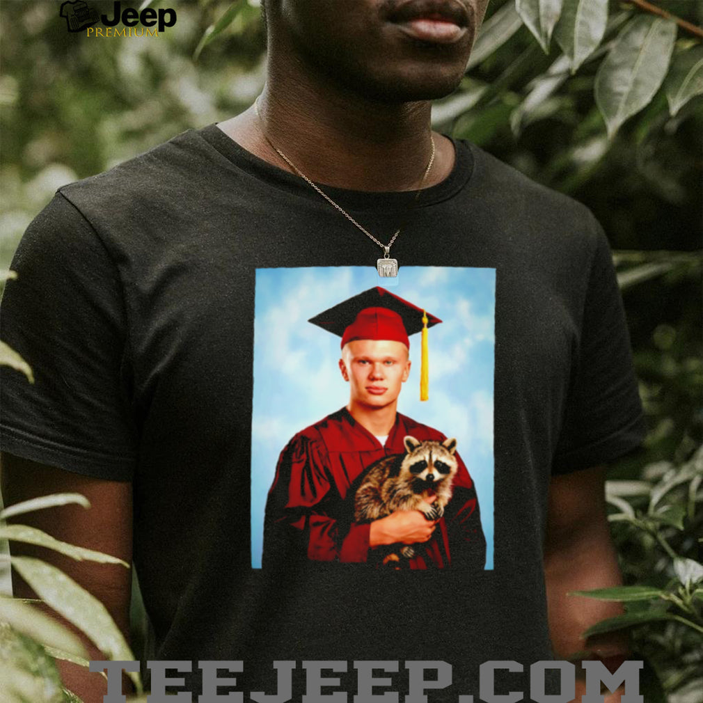 Erling Haaland Others hold trophies after matches I hold my raccoon shirt