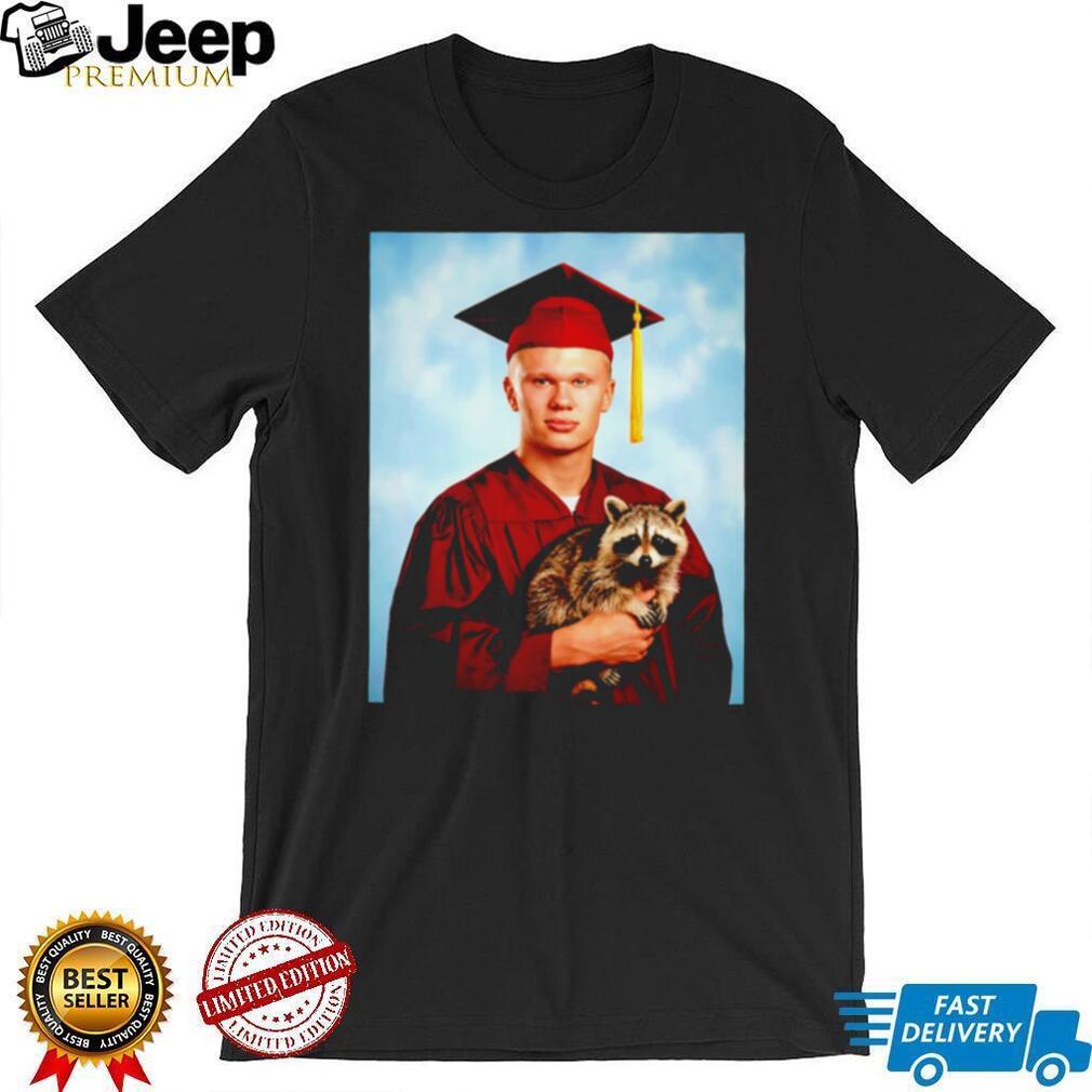 Erling Haaland Others hold trophies after matches I hold my raccoon shirt