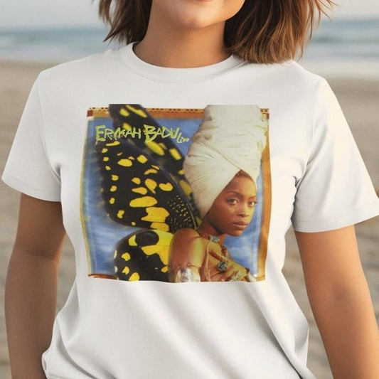 Erykah Badu Shirt, Erykah Badu Tshirt, Erykah Badu Butterfly new design casual unisex tee