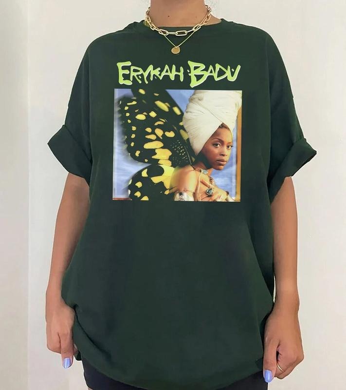 Erykah Badu merch, Erykah Badu 2024 Tshirt, Erykah Badu Tour Sweatshirt, clothing Erykah Badu Tour 2024 Shirt Gift for men women tshirt