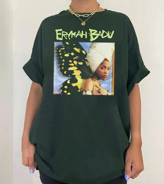 Erykah Badu merch, Erykah Badu 2024 Tshirt, Erykah Badu Tour Sweatshirt, clothing Erykah Badu Tour 2024 Shirt Gift for men women tshirt