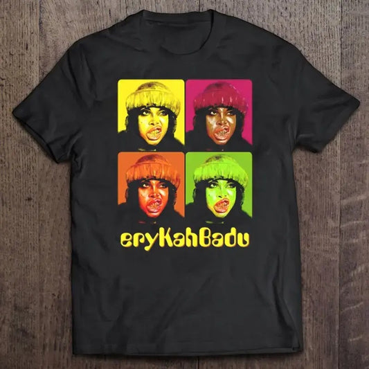 Erykah Badu shirt short Crewneck Shortsleeve