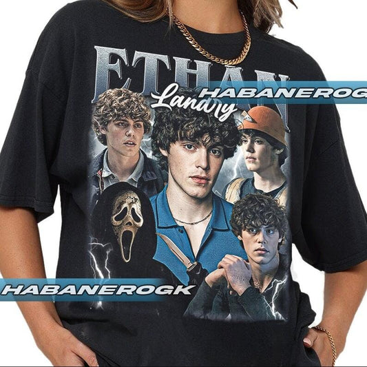 Ethan Landry Vintage T-Shirt, Gift For Women and Man Unisex T-Shirt