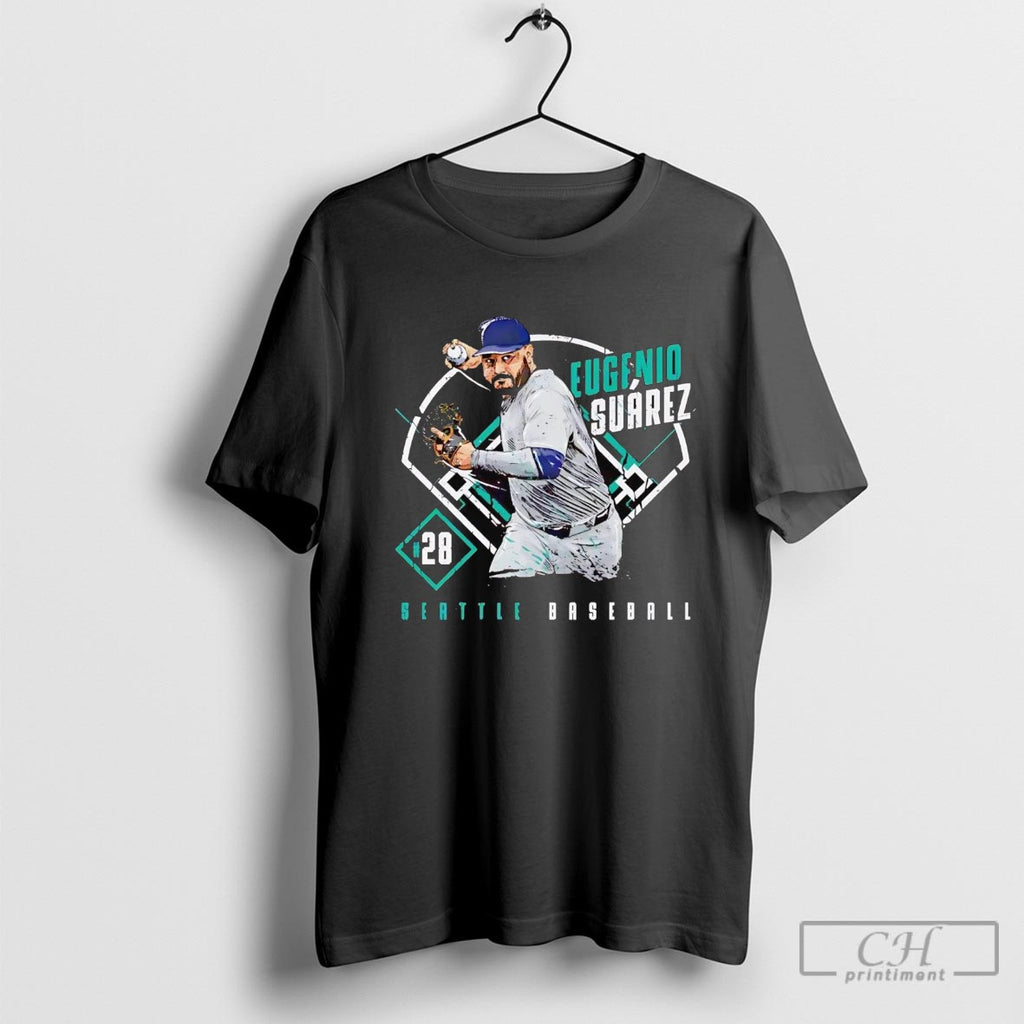 Eugenio Suarez Pitching Home Plate Seattle Mariners Shirt Sweater
