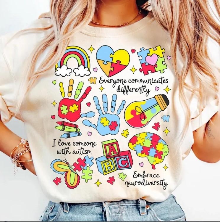 Everyone Communicates Differently Shirt, Autism Shirt