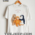 Everything Will Be OK Monkey and Penguin Friends T Shirt