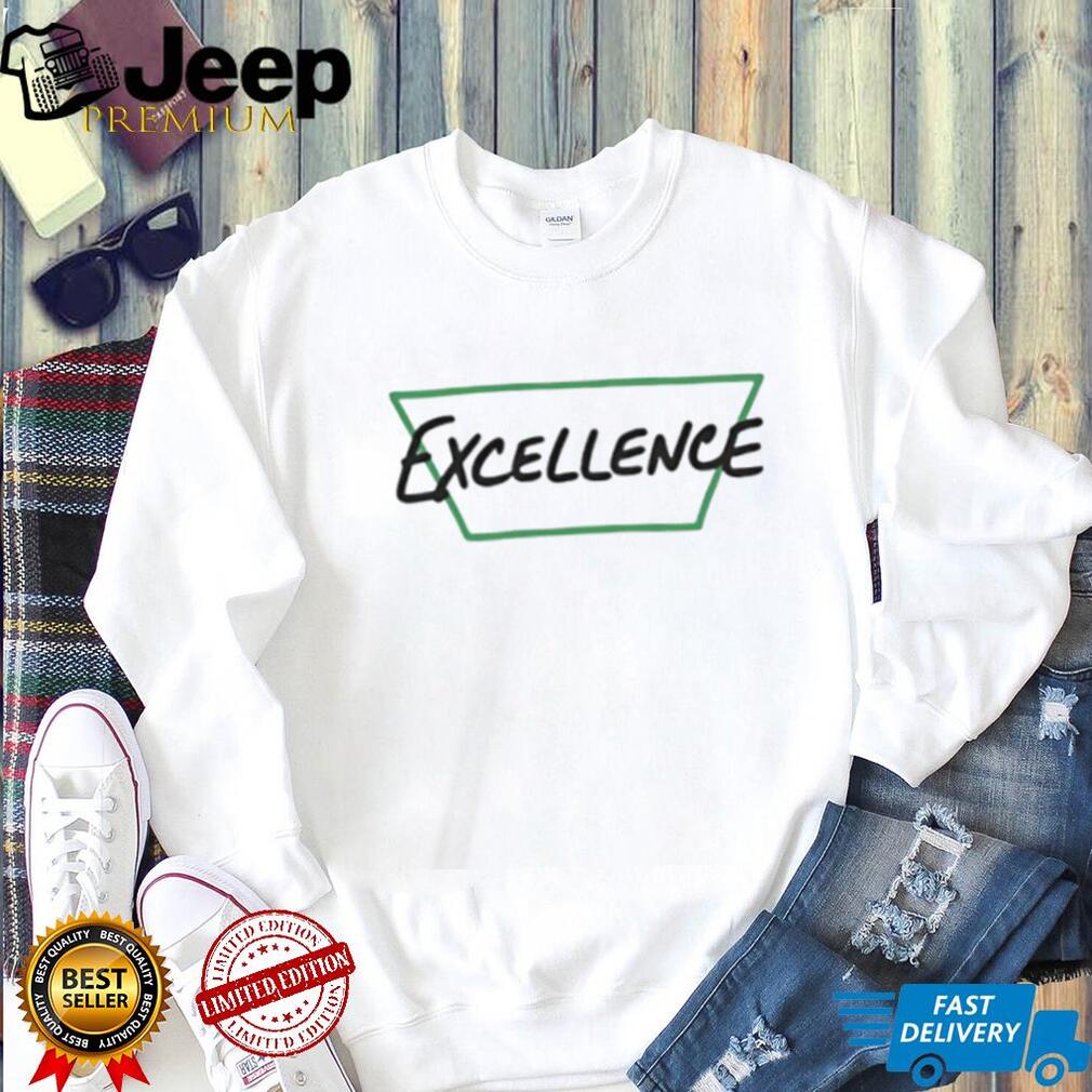 Excellence Minimalist Geometric Graphic T Shirt