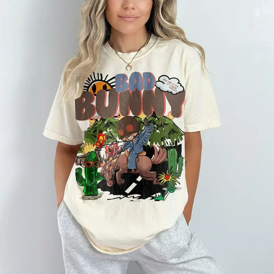 Exclusive Bad Bunny Concert Shirt, Nadie Sabe lo que va a pasar manana, Monaco Shirt, Most Wanted Tour Concert Shirt