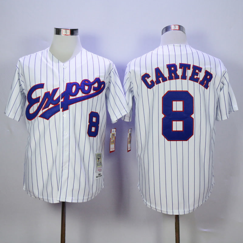 Expos 8 White Blue 1982 Retro