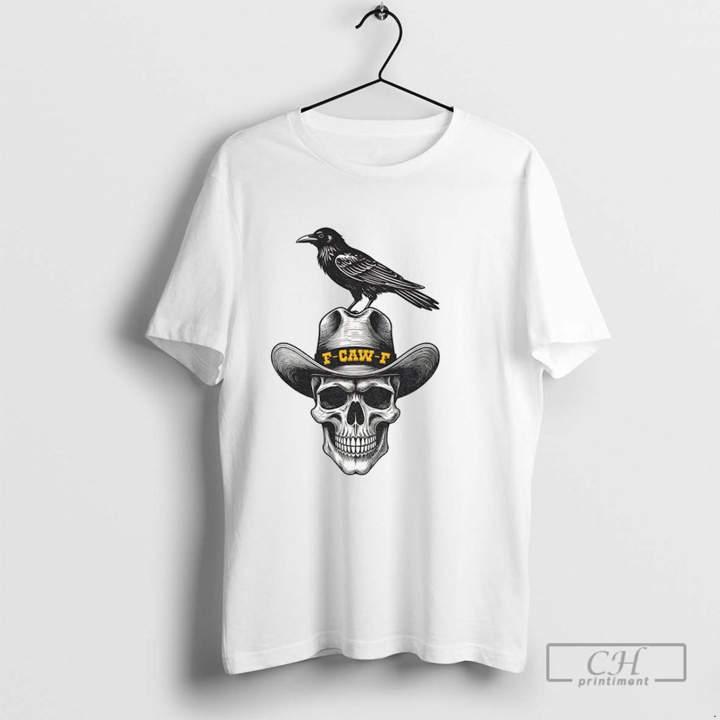 F Caw F Funny Raven Skull Gothic