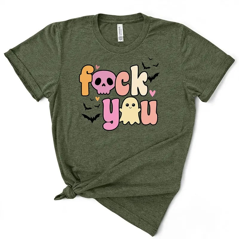 F You Funny Halloween Graphic TShirt Hoodie, Sweatshirt | WearSparks.com