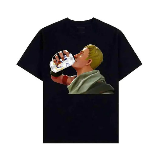 F0rtnite Beer Shirt Fortnite Shirt Graphic Tee Vintage Cotton Short Sleeve Streetwear Casual Trend shirt Gift For Fans Gift For Men Gift For Women