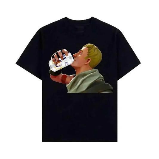 F0rtnite Beer Shirt, Fort.nite Shirt Graphic Tee Vintage Oversized Cotton Short Sleeve Streetwear Casual Trend shirt Gift For Fans, Gift For Men