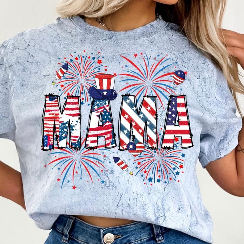 FAMILY 4TH OF JULY SHIRT, MAMA 4TH OF JULY SHIRT, GRANDMA 4TH OF JULY SHIRT, 4TH OF JULY PARTY SHIRT, DRINKING 4TH OF JULY, UNISEX COTTON CASUAL SHIRT Comfort Fabric
