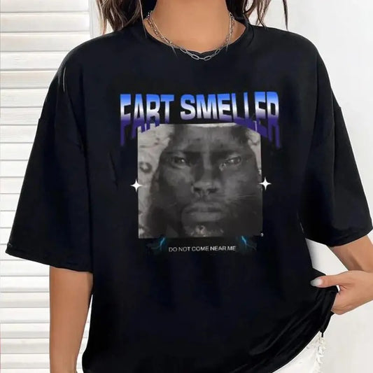 FART SMELLER Kevin Hart Cat Meme T-Shirt, Funny Graphic Tee for Cat Lovers, Cute Humor Gift Idea