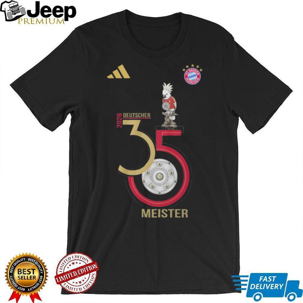 FC Bayern Munich 35th Bundesliga Title 2026 Deutscher Meister T Shirt