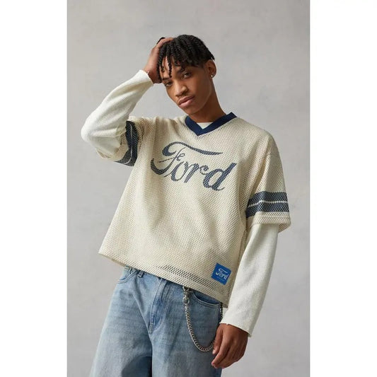 FORD Men's Varsity Mesh Jersey - Multicolor