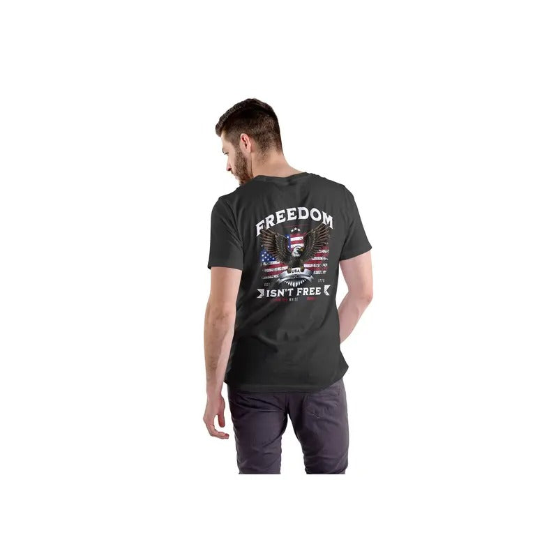 FREEDOM ISN'T FREE, short sleeve shirt