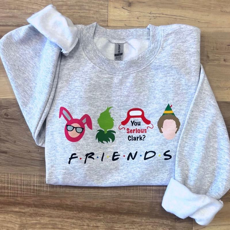 FRIENDS Christmas Sweatshirt T-Shirts, Hoodie | WearSparks.com