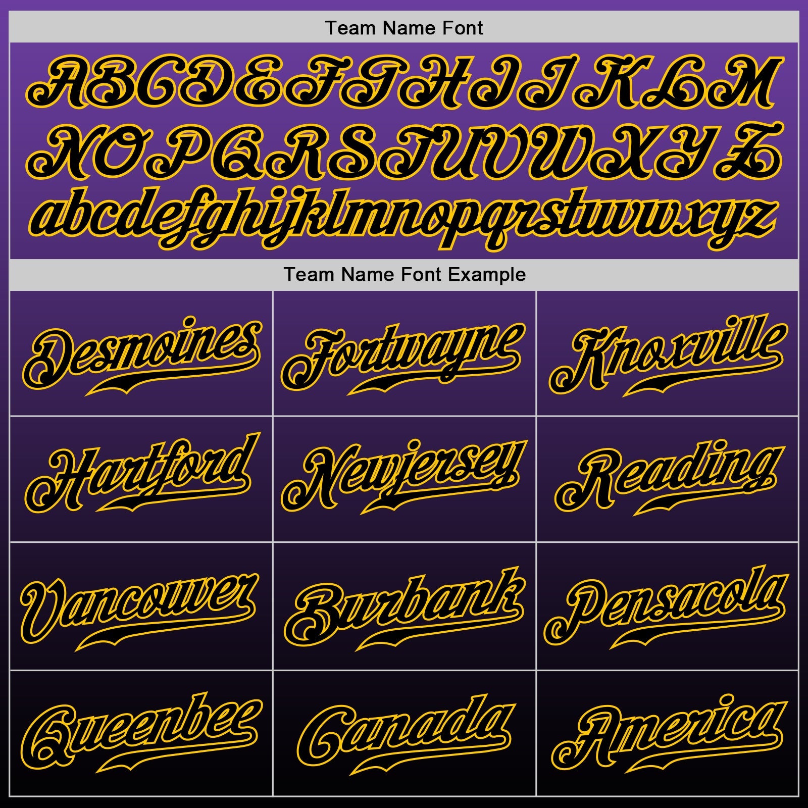 Custom Purple Black-Gold Authentic Fade Fashion Baseball Jersey