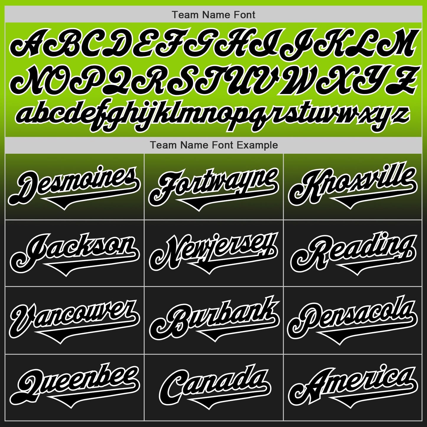 Custom Neon Green Black-White Authentic Fade Fashion Baseball Jersey