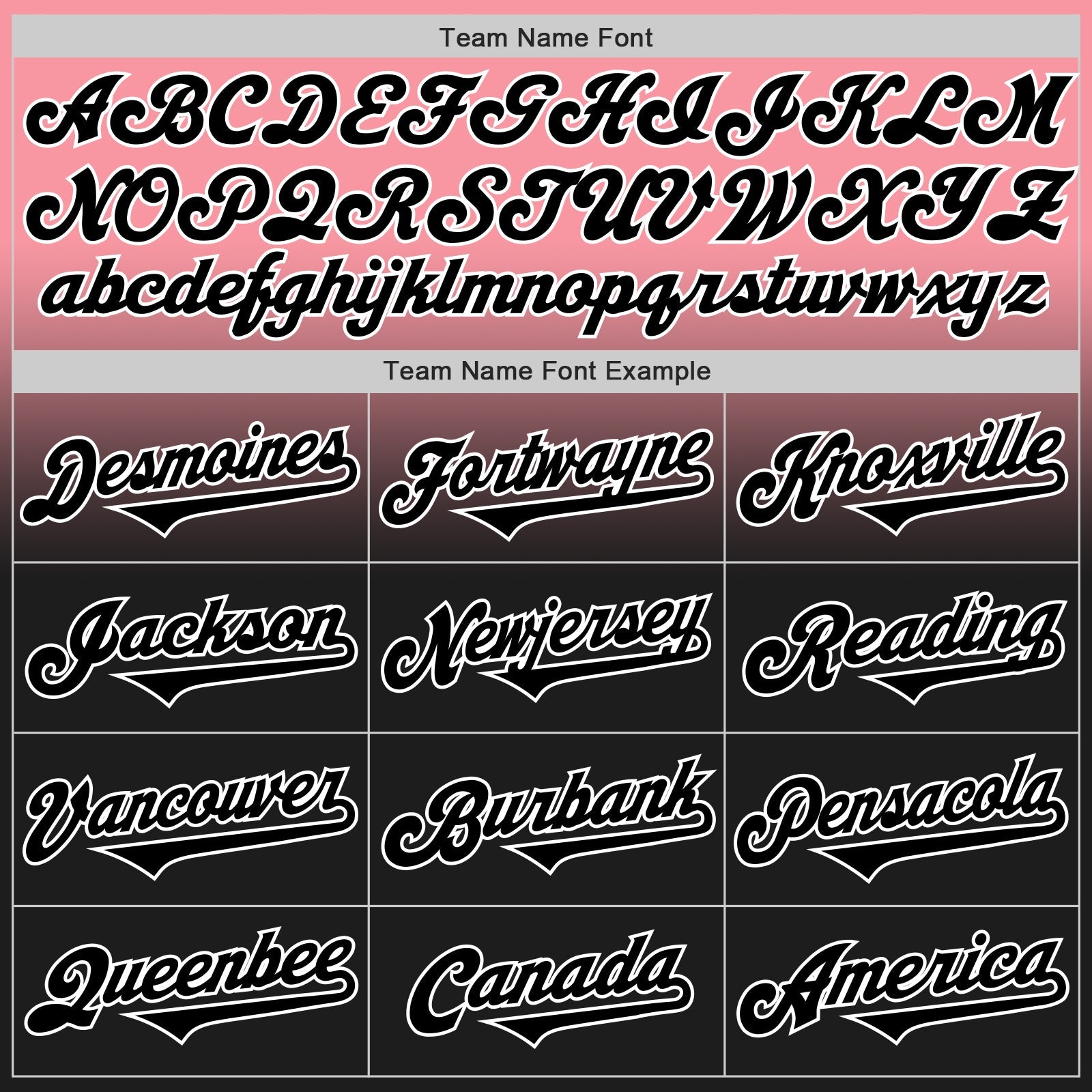 Custom Medium Pink Black-White Authentic Fade Fashion Baseball Jersey