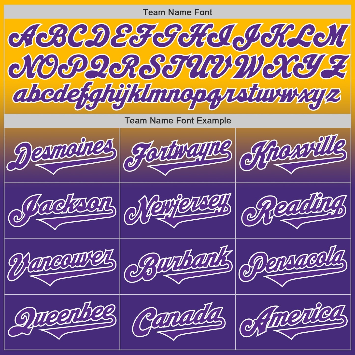 Custom Gold Purple-White Authentic Fade Fashion Baseball Jersey
